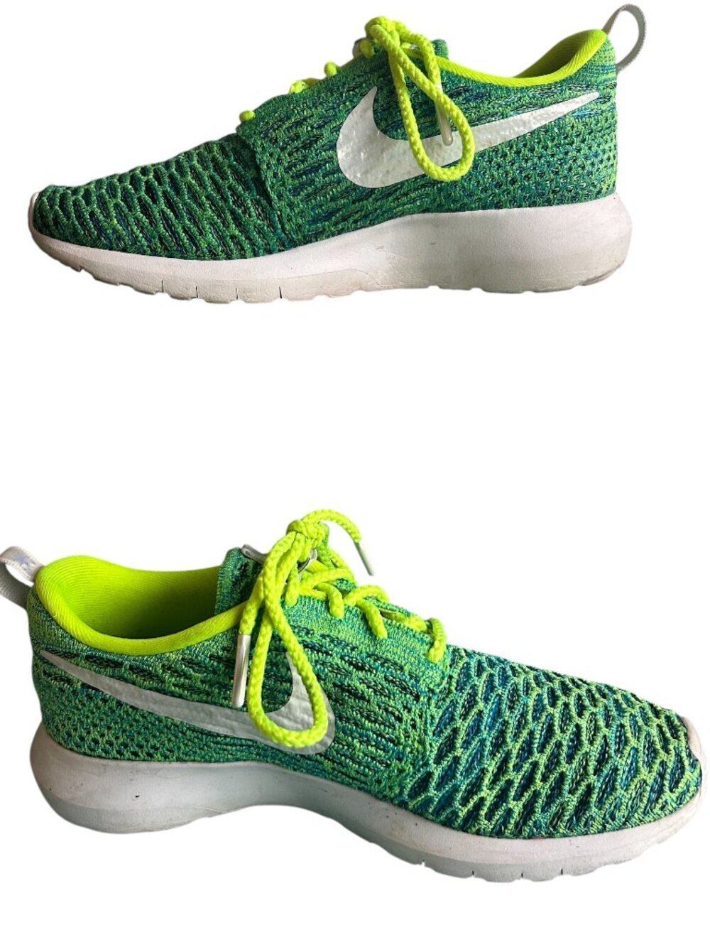 Nike Womens Roshe One NM Flyknit QS Size 6 Running Shoe Marled Limited Ediiton